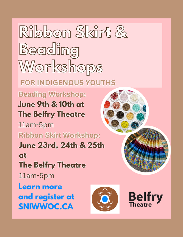 Ribbon Skirt and Beading